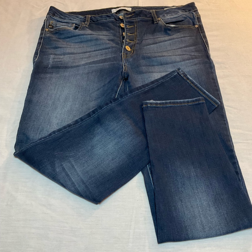 KanCan Indigo Button Fly Denim Jeans